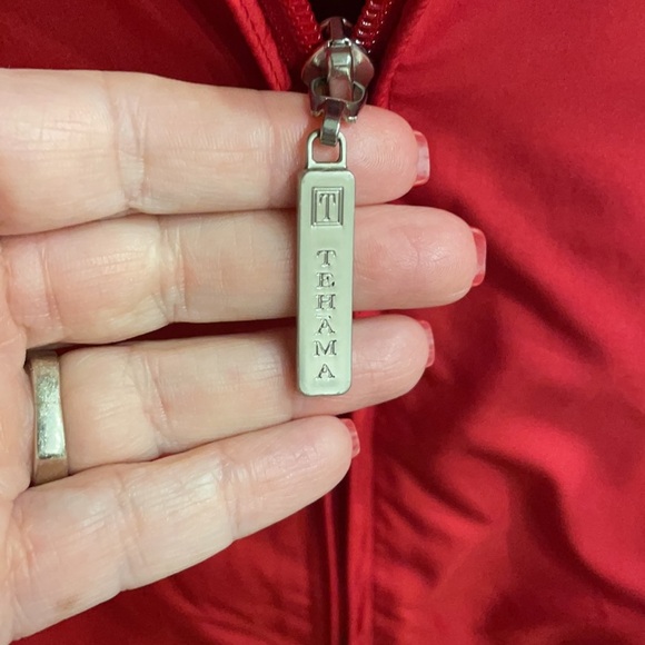 NWOT TEHAMA Men’s light weather jacket. Zip up! Red and black, size XXL/TTG - Picture 5 of 12